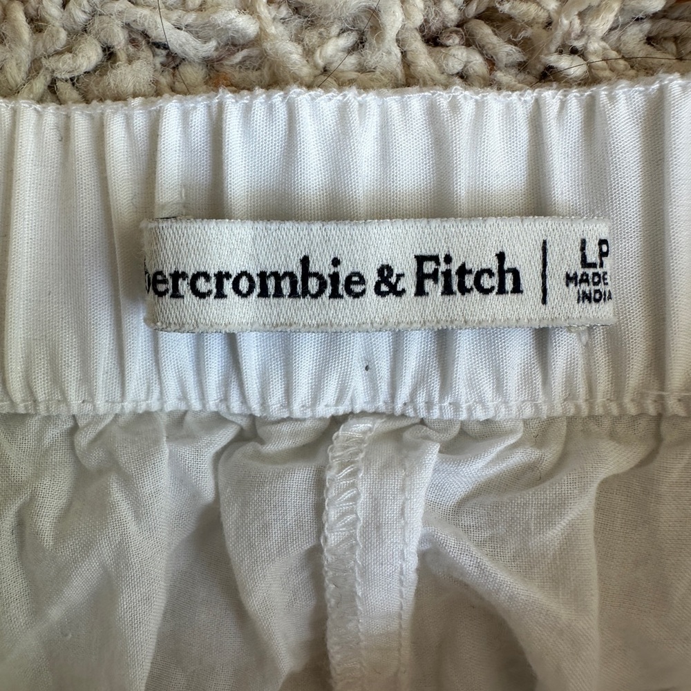 Abercrombie & Fitch Women's Skirt White Eyelet Midi w pockets and lined size LP - Picture 7 of 9